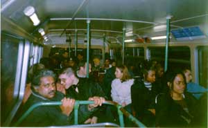 Top Deck of Bus at 9.00pm Jan 1 1999